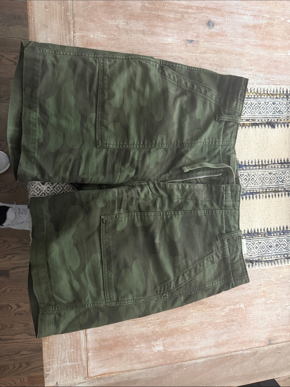 Outerknown Camo Green Utility Short